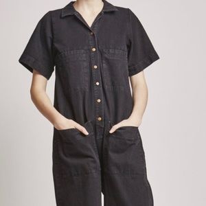 EUC Ilana Kohn Mabel Coverall Jumpsuit Black M
